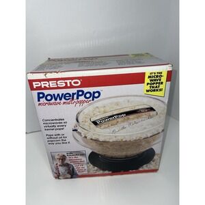vintage Presto Powerpop‎ microwave multi-popper, brand new still in box 1995